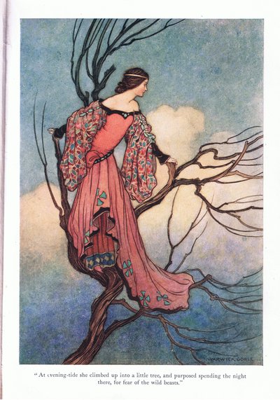 At evening tide she climbed by Warwick Goble